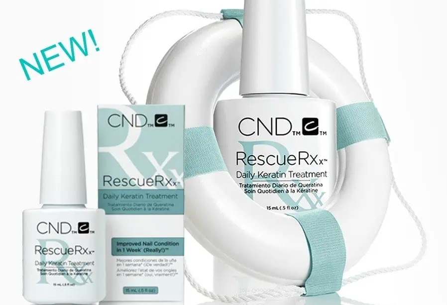 CND RescueRXx Daily Nail Keratin Treatment - keratinbehandling svake flisete naturnegler