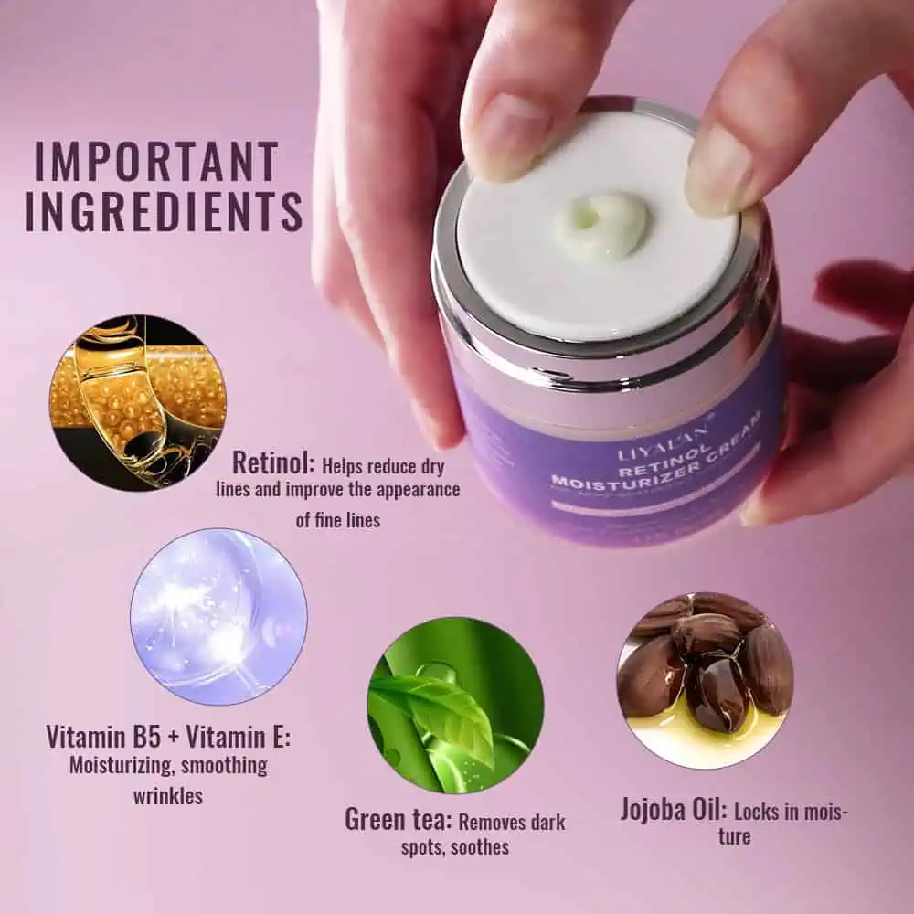 Retinolkren, ansiktskrem med retinol, vitamin A syre, Antiage
